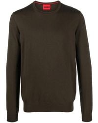BOSS - Pullover Mit Rundem Ausschnitt - Lyst