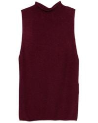 Bompard - Knitted Vest Top - Lyst