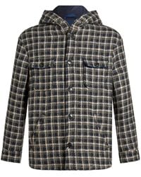 Etro - Tartan Shirt Jacket - Lyst
