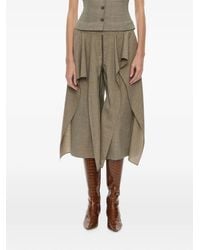 Christopher Esber - Tropical Split-Skirt Trousers - Lyst