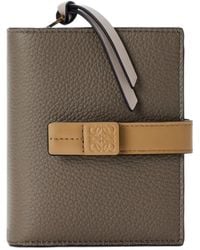Loewe - Anagram Portemonnaie Aus Gekörntem Leder - Lyst