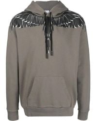 Marcelo Burlon - Icon Wings Organic Cotton Hoodie - Lyst