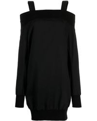 Yohji Yamamoto - Long-Sleeved Wool Dress - Lyst
