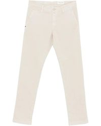 Jacob Cohen - Button Fly Straight-Leg Trousers - Lyst