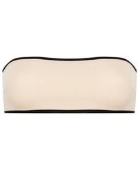 TOTEME - Top de bikini con borde a rayas - Lyst