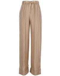 Herno - Patterned Drawstring-Fastening Trousers - Lyst