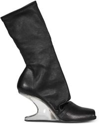 Rick Owens - Cantilever Open-Toe Wedge Boots - Lyst