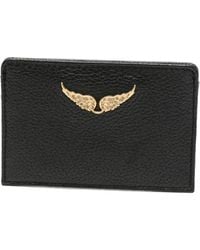 Zadig & Voltaire - Zv Pass Leather Card Holder - Lyst