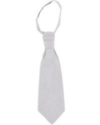 Corneliani - Chevron-Pattern Silk Ascot Tie - Lyst