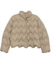 JNBY - Wave-Quilted Lace-Trim Jacket - Lyst
