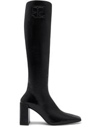 Courreges - Heritage Naplack 70Mm Leather Boots - Lyst