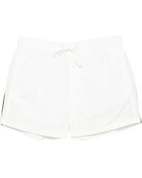 Sundek - Stripe-Trim Swim Shorts - Lyst