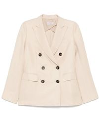 Alberto Biani - Slub-Texture Blazer - Lyst