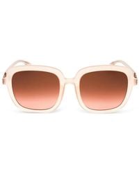 Ic! Berlin - Sonnenbrille Mit Eckigem Gestell - Lyst