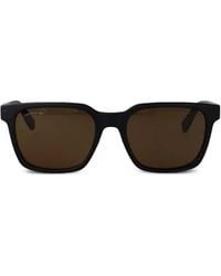 Lacoste - Sonnenbrille Mit Eckigem Gestell - Lyst