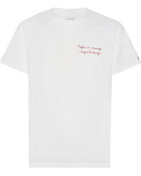 MC2 Saint Barth - X Yuppies Embroidered-Detail T-Shirt - Lyst