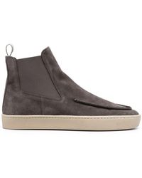 Officine Creative - Almond-toe Suede Chelsea Boots - Lyst
