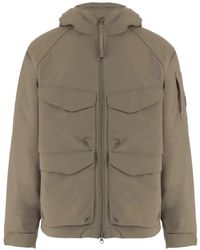 C.P. Company - Hooded Multi-Pocket Coat - Lyst