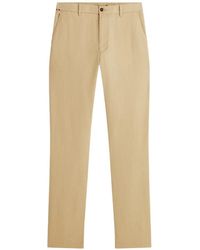 Tommy Hilfiger - Denton Straight-Leg Elasticated-Waistband Linen Trousers - Lyst