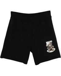 Moschino - Teddy-Print Shorts - Lyst