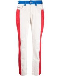 DIESEL - 2002 0Eiar Colour-Blocked Trousers - Lyst