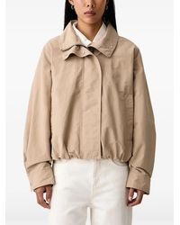 Marc O' Polo - High-Neck Zip-Up Bomber Jacket - Lyst