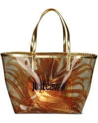 Just Cavalli - Palm-Print Tote Bag - Lyst