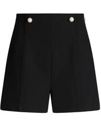 Liu Jo - Pantalones cortos con botones de perlas - Lyst