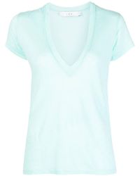 IRO - V-neck Short-sleeved T-shirt - Lyst