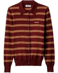Miu Miu - Gestreept Vest - Lyst