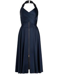 Patou - Midikleid aus Satin - Lyst