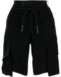 Yohji Yamamoto - Shorts mit aufgesetzten Taschen - Lyst