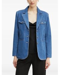 BOSS - フラップポケット デニムジャケット - Lyst