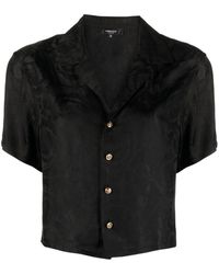 Versace - Top pigiama Barocco con effetto jacquard - Lyst