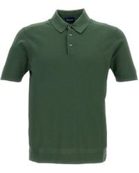 Drumohr - Buttoned Polo Shirt - Lyst