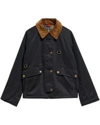 Barbour - Daphne Corduroy-Collar Jacket - Lyst