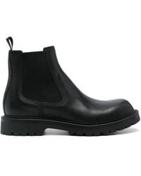Gucci - Web Stripe-Trim Boots - Lyst
