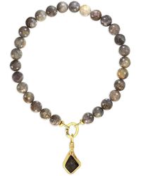 Elle Macpherson - Beaded Pendant Necklace - Lyst