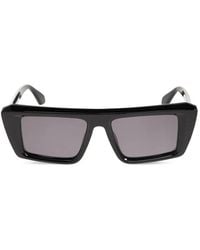 Off-White c/o Virgil Abloh - Logo-Print Rectangle-Frame Sunglasses - Lyst
