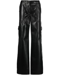 Ermanno Scervino - Hose Aus Faux-Leder Mit Kordelzug - Lyst