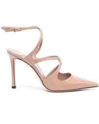 Jimmy Choo - Azia 95Mm Patent Leather Pumps - Lyst