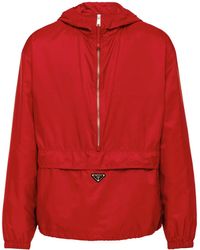 Prada - Jack Met Capuchon En Logo - Lyst