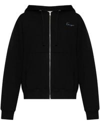 KENZO - Logo-Embroidered Zip-Up Hoodie - Lyst
