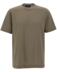 Gran Sasso - Contrast-Trim T-Shirt - Lyst