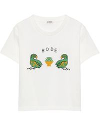 Bode - T-shirt Met Print - Lyst