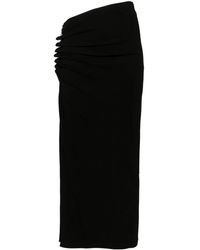 Rabanne - Midi-Rok Met Ruches - Lyst
