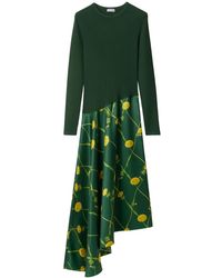 Burberry - Dandelion Kleid Mit Asymmetrischem Rock - Lyst