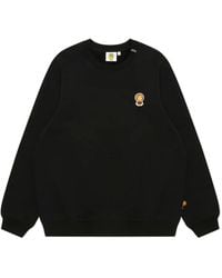 A Bathing Ape - Crew-Neck Graphic-Print Sweatshirt - Lyst