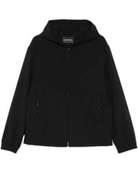 Emporio Armani - Zip-Fastening Hooded Jacket - Lyst
