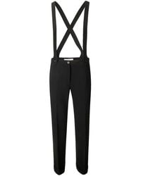 Alberto Biani - Suspender Straight-Leg Trousers - Lyst